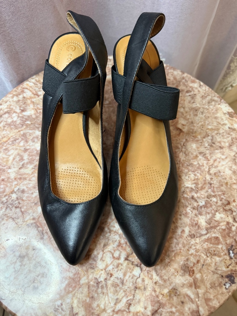 Corso Como Black High Heels Size 9M Soft to feet